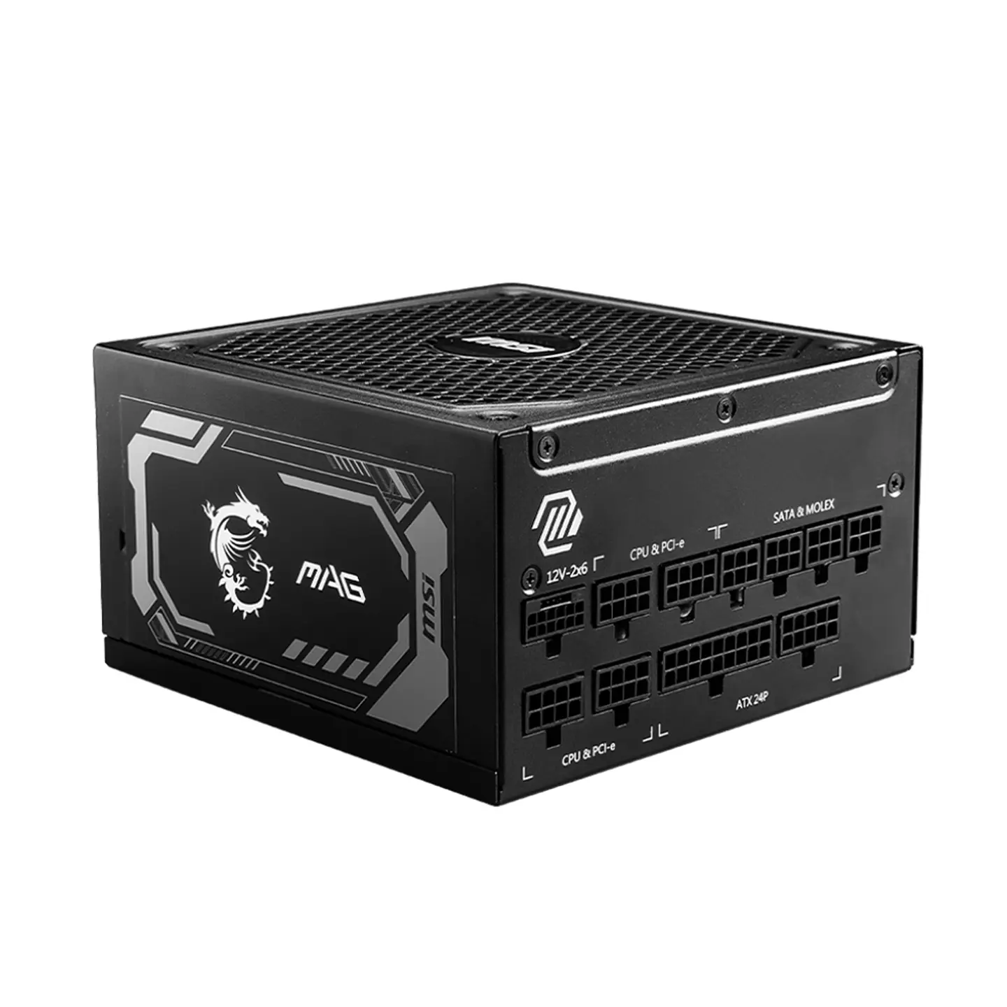 Fuente de Poder MSI MAG A1250GL PCIE5, 1250 W, 80+ Gold, Modular 1