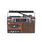 Radio Cassette AudioPro AP02076, portátil, BT, USB, 20W - Miniatura 1