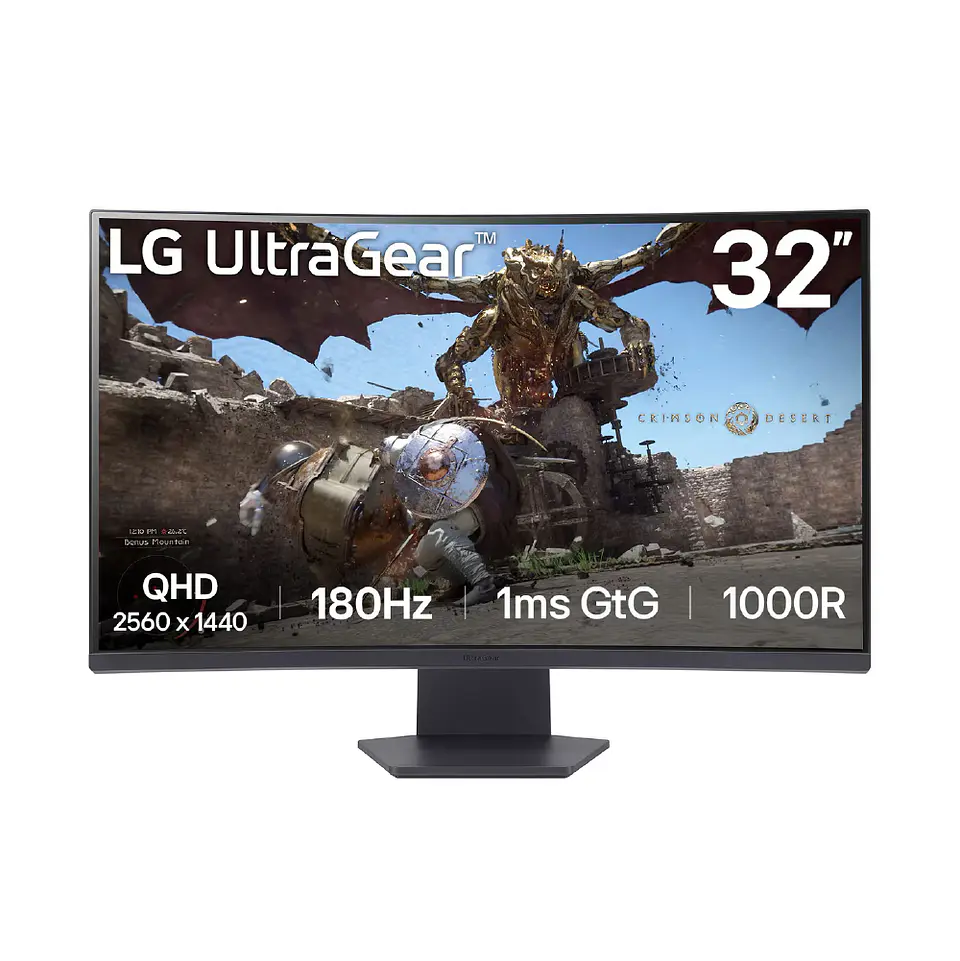 Monitor Gamer LG UltraGear 32GS60QC-B, 32