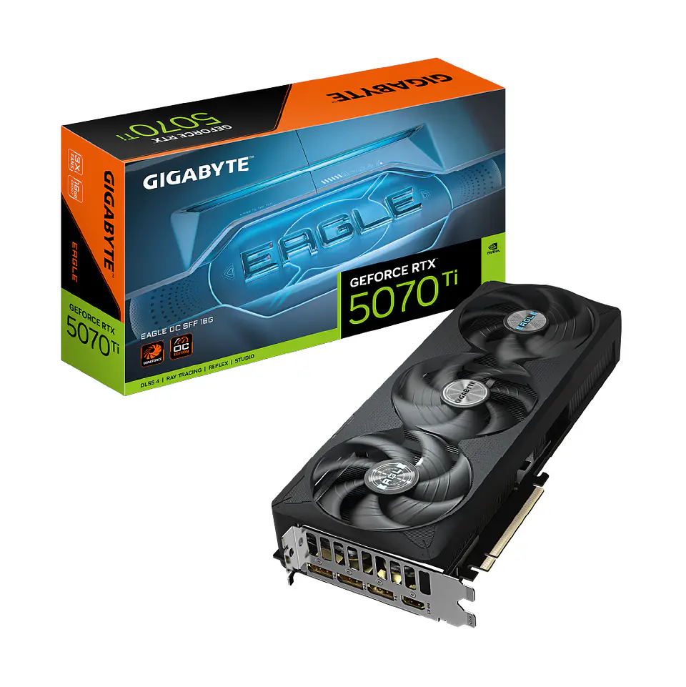 Tarjeta de Video Gigabyte RTX 5070 Ti EAGLE OC SFF 16G, GDDR7 PciE-5.0 1