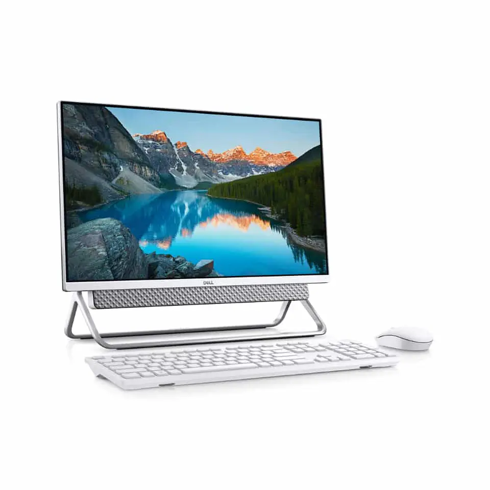 All in One Dell Inspiron 5400 de 23.8“ (i7-1165G7, GeForce MX330, 16GB RAM, 256GB SSD+1TB, Win10, Plateado) 1