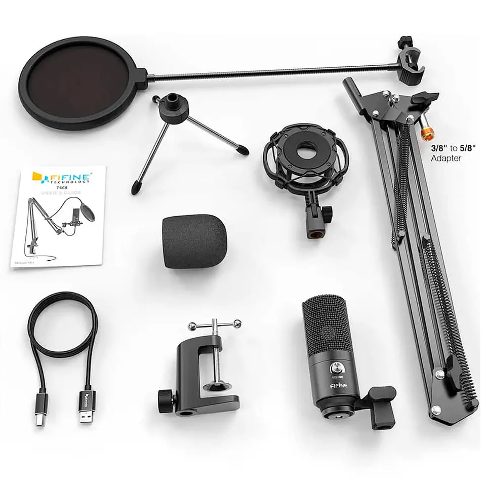 Kit Fifine Micrófono Podcasting - T669B 2