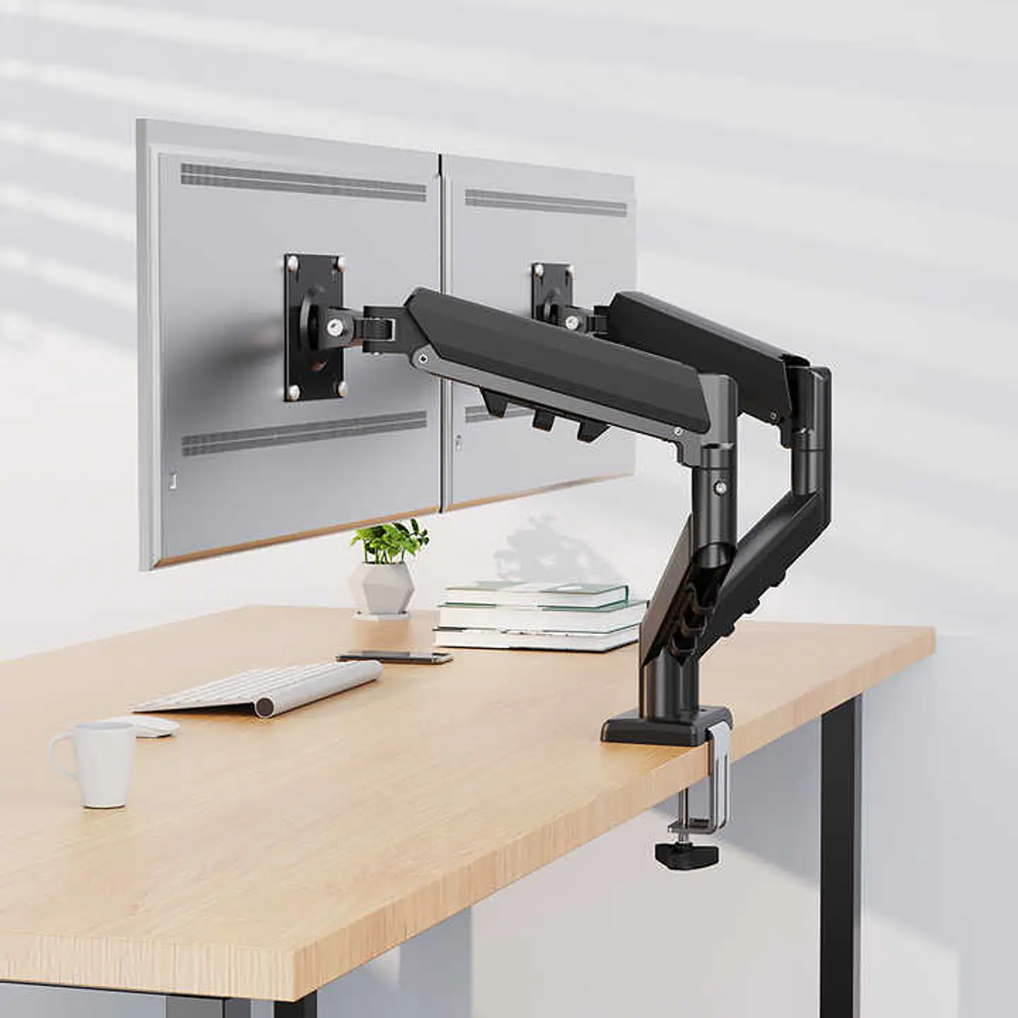 Soporte Monitor Doble Brazo articulado GS-N02 13