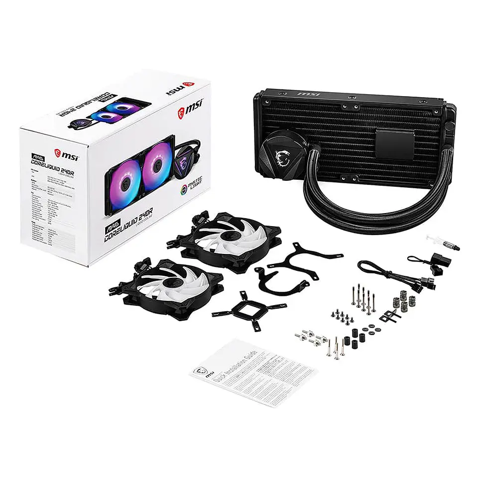 Refrigeración Líquida MSI Mag Coreliquid 240R (Intel-AMD, RGB, 2x120mm, PWM) 5