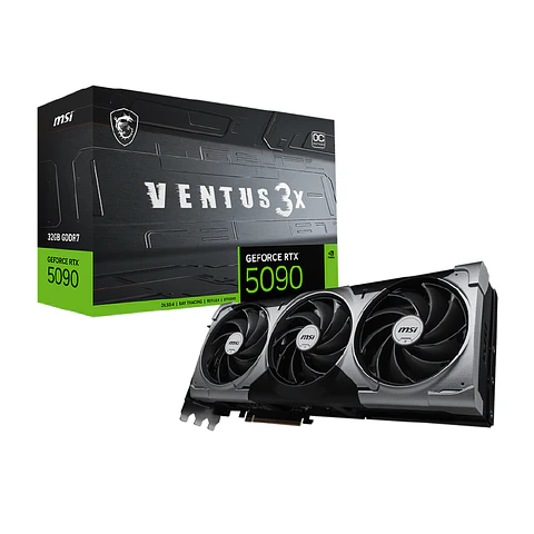 Tarjeta de Video MSI RTX 5090 32G VENTUS 3X OC GDDR7 PciE-5.0