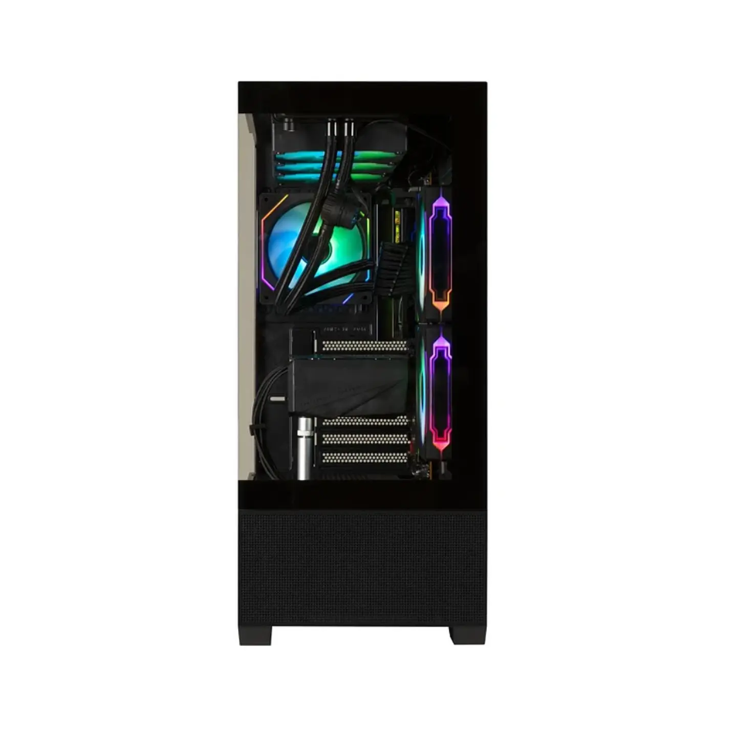 Gabinete BitFenix Ceto Basic Black, Vidrio templado, 3Vent ARGB 2