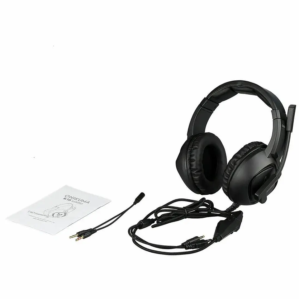 Audífonos gamer profesional RGB Onikuma K19 - negro 4