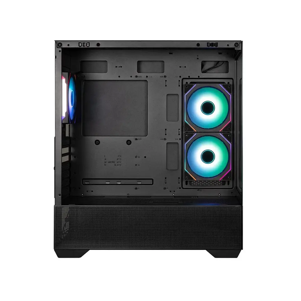 Gabinete BitFenix Ceto Basic Black, Vidrio templado, 3Vent ARGB 4