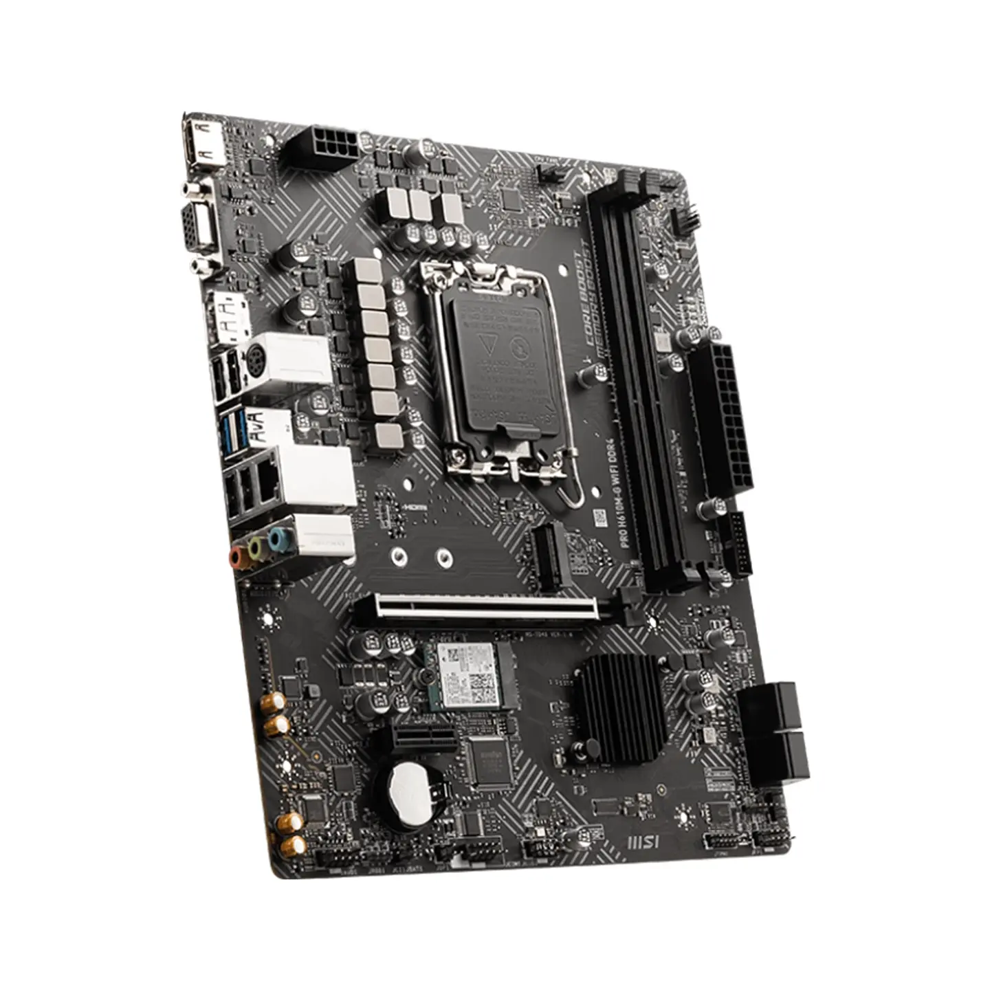 Placa Madre MSI PRO H610M-G WIFI, LGA 1700, DDR5, mATX 2