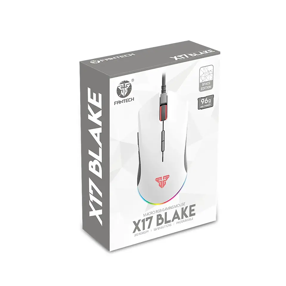 Mouse Gamer Fantech Blake X17 Space, 10.000 dpi, 7 botones 4