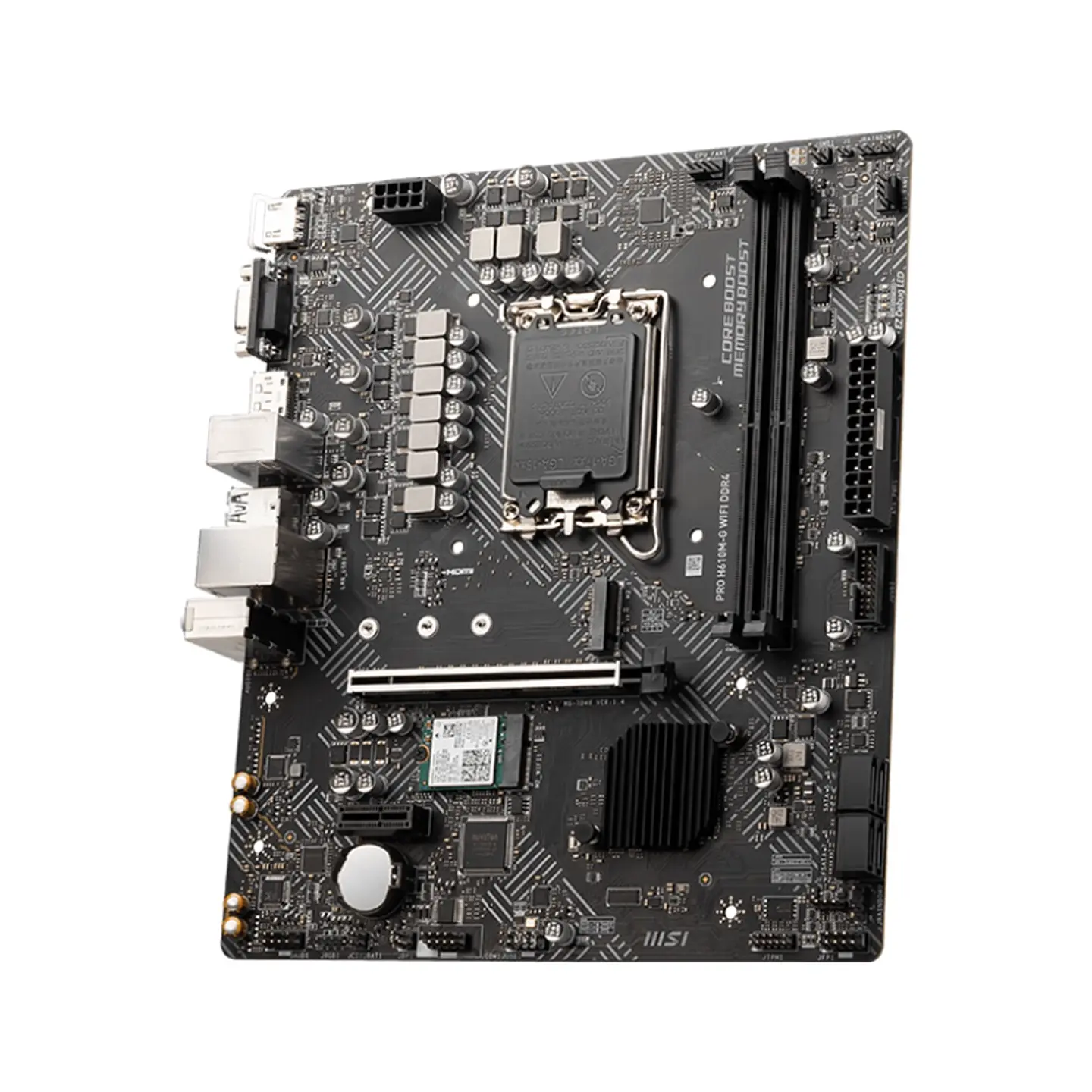 Placa Madre MSI PRO H610M-G WIFI, LGA 1700, DDR5, mATX 3