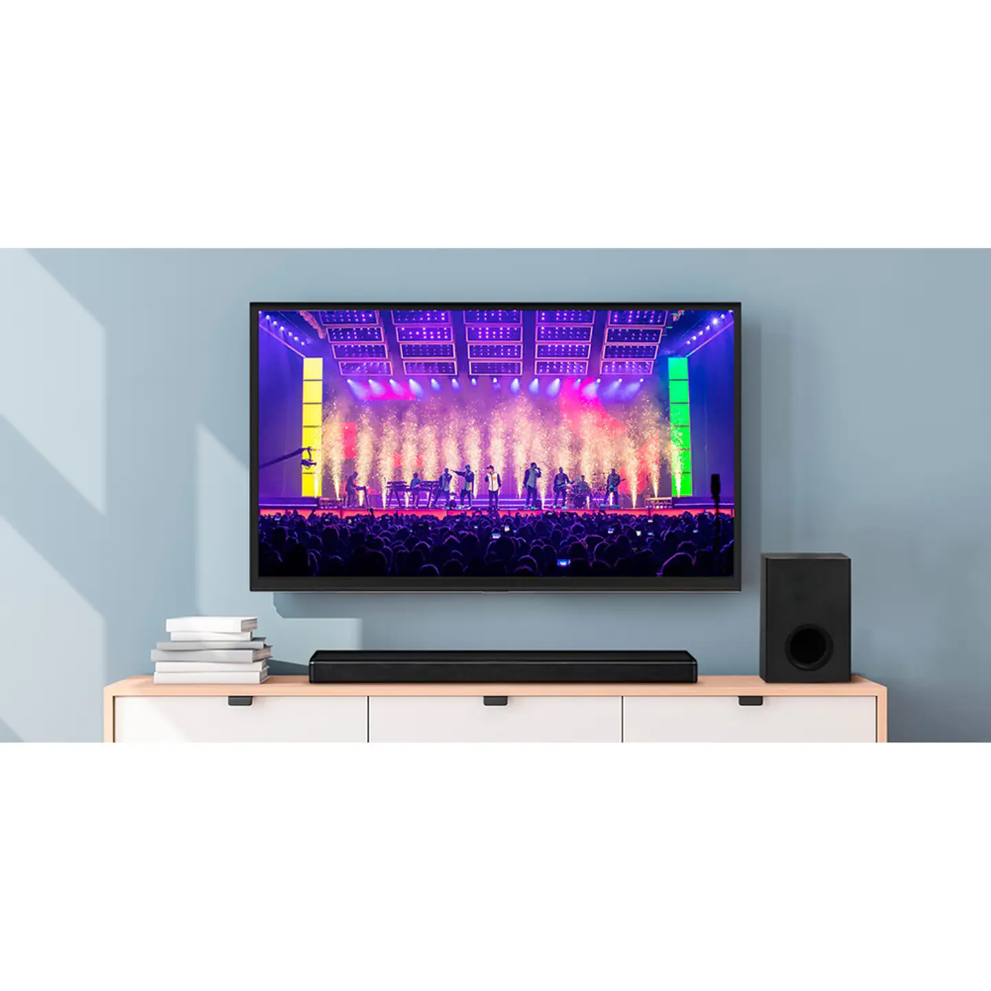 Parlante Soundbar Columna Subwoofer con Bluetooth 110v/240v - 45W 7