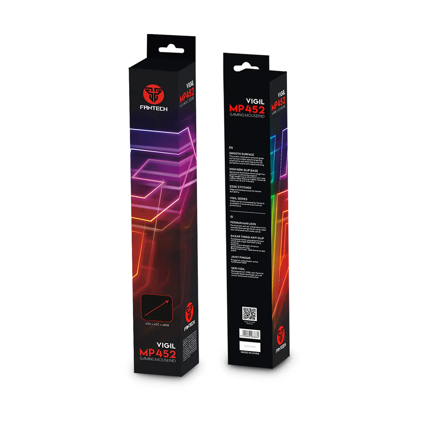 Mousepad Fantech VIGIL MP452, 450x400x4 mm, antideslizante 3