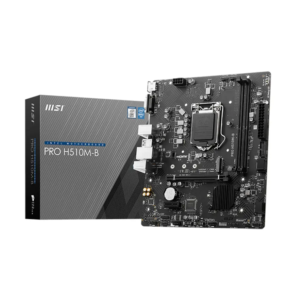 Placa Madre MSI PRO H510M-B, LGA1200, 2x DDR4, M.2, microATX 1