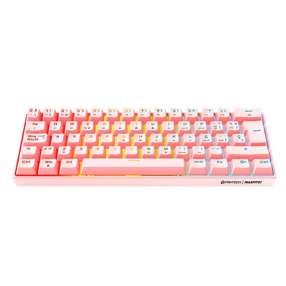 Teclado Mecánico al 60% Fantech MAXFIT61 MK857 Sakura Edition 4