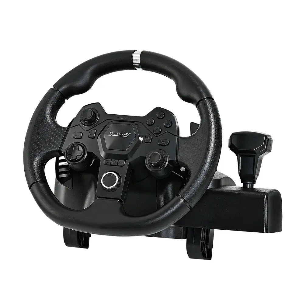 Volante Kontorland AP7 Gaming Racing Wheel PC-PS3-PS4-XBONE-N-Switch-Android 2