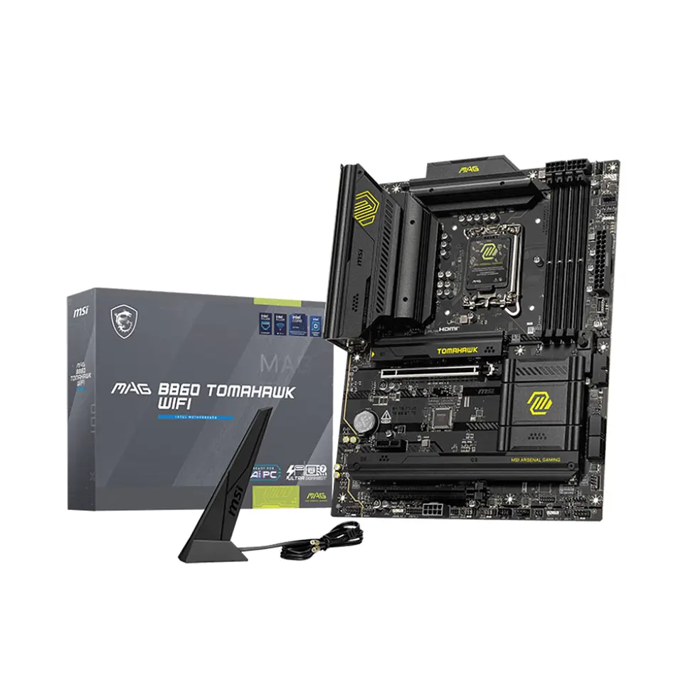 Placa Madre MSI MAG B860 Tomahawk Wi-Fi 7, LGA 1851, 4xDDR5 1