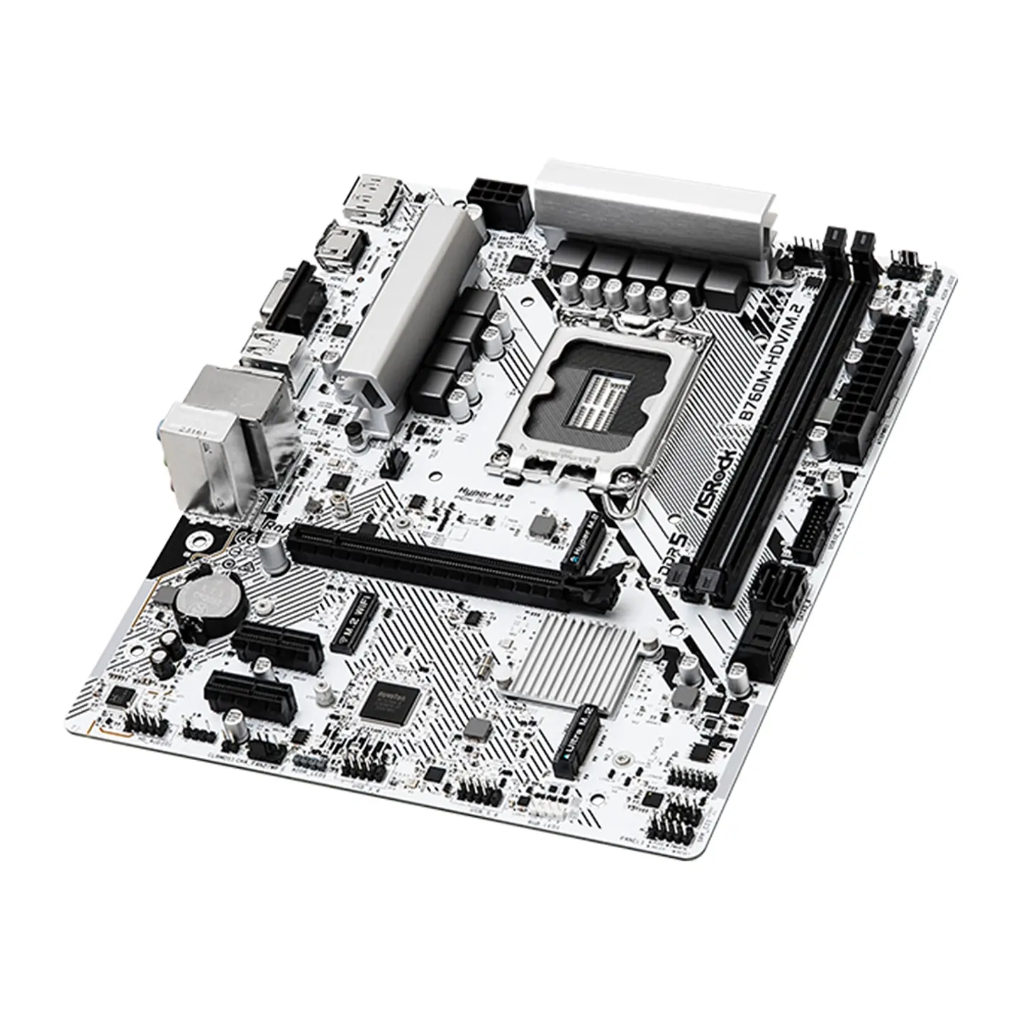 Placa Madre ASRock B760M-H/M.2 LGA1700, DDR5, PCIe 4.0, mATX 3
