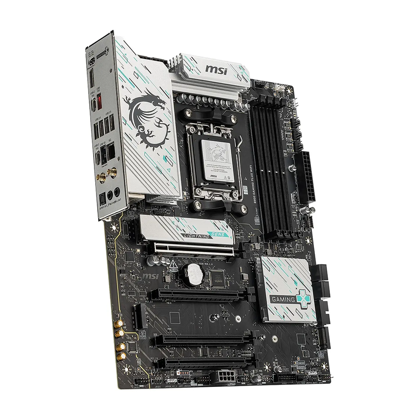 Placa Madre MSI B850 Gaming Plus Wifi, AM5, 4x DDR5, Wi-Fi 7 3