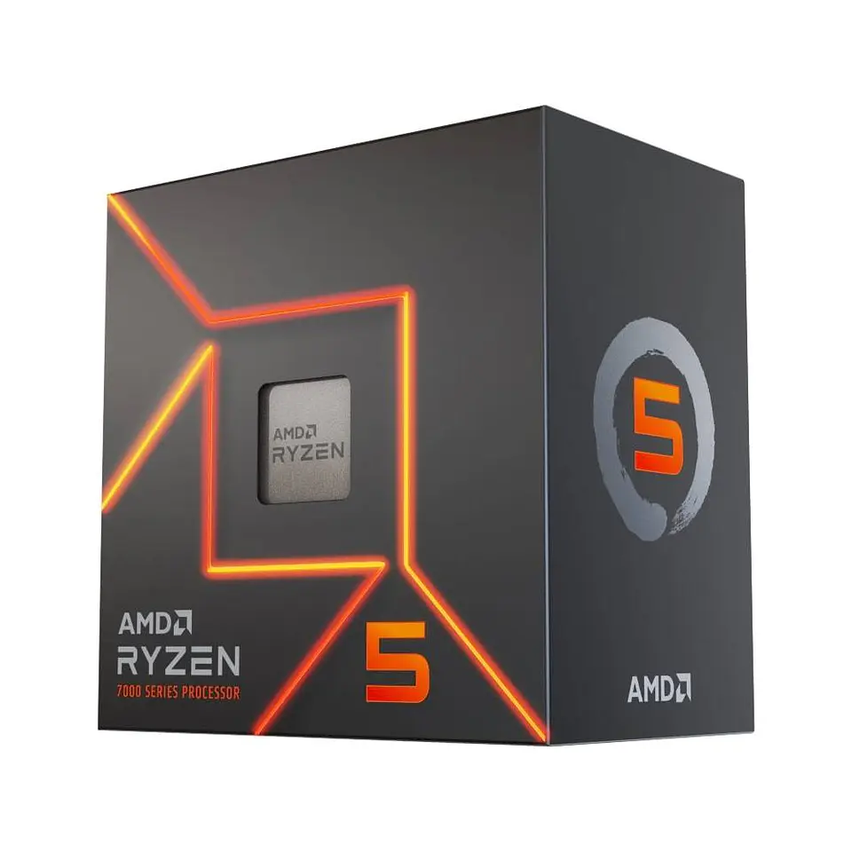 Procesador AMD Ryzen 5 7600, AM5, 6 Cores, 12 Hilos, 32MB 1