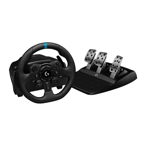 Volante y Pedales Logitech G923 TrueForce, para PS4/PS5 y PC