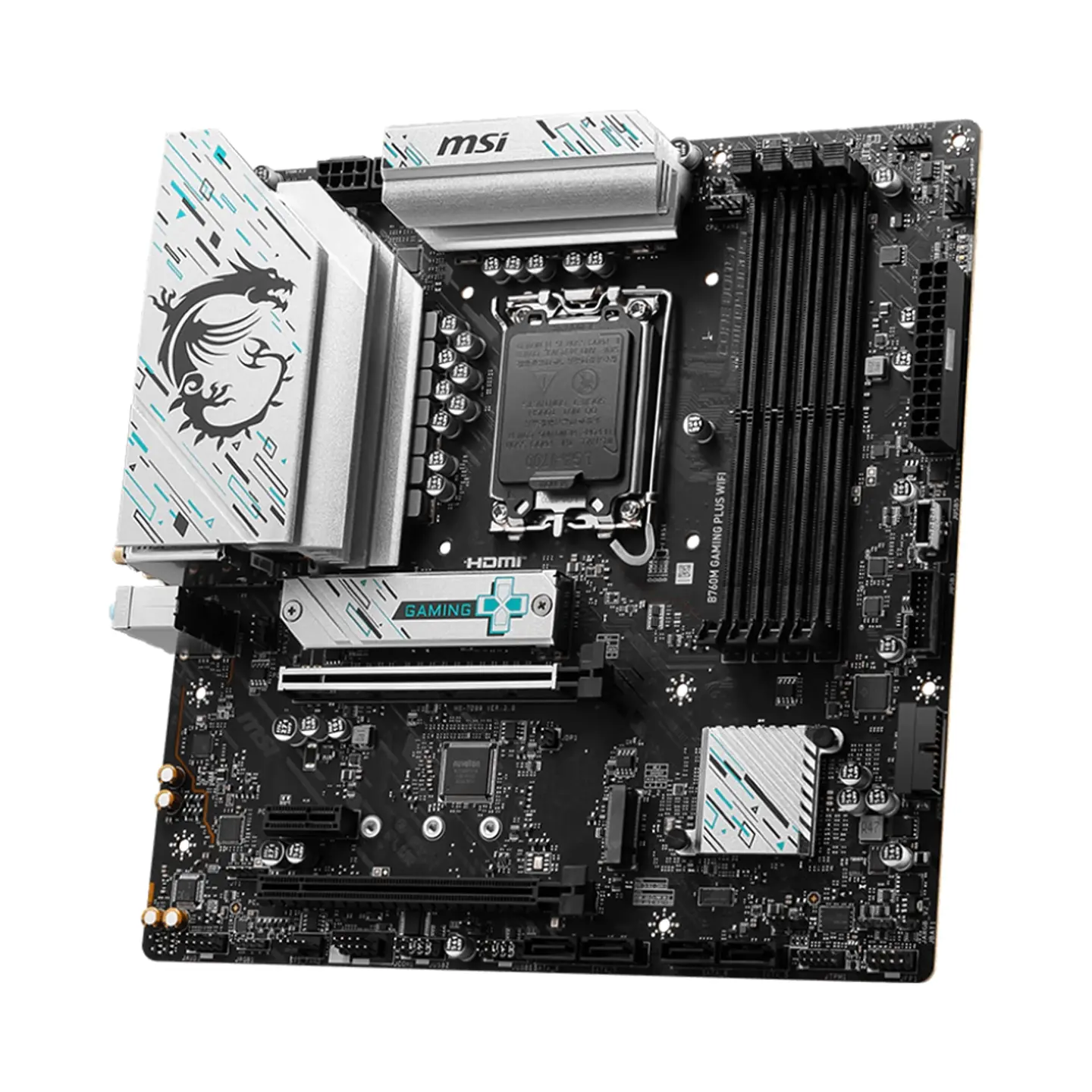 Placa Madre MSI B760M Gaming Plus Wifi LGA 1700, 4xDDR5 mATX 3