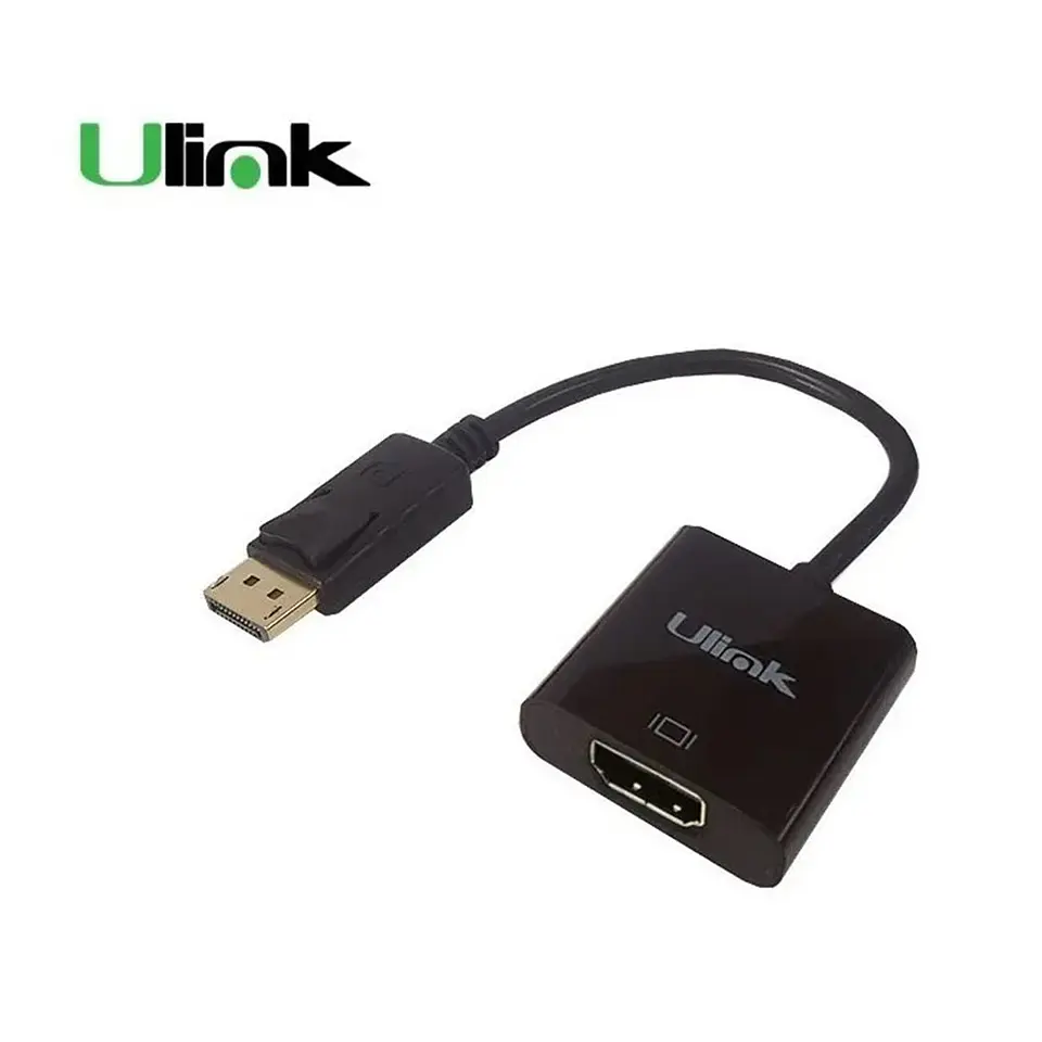Conversor Adaptador de Video Display Port Macho a HDMI Hembra - Ulink 2