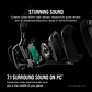 Audífonos Wireless Gamer Corsair Void RGB Elite 7.1, Carbón - Miniatura 2