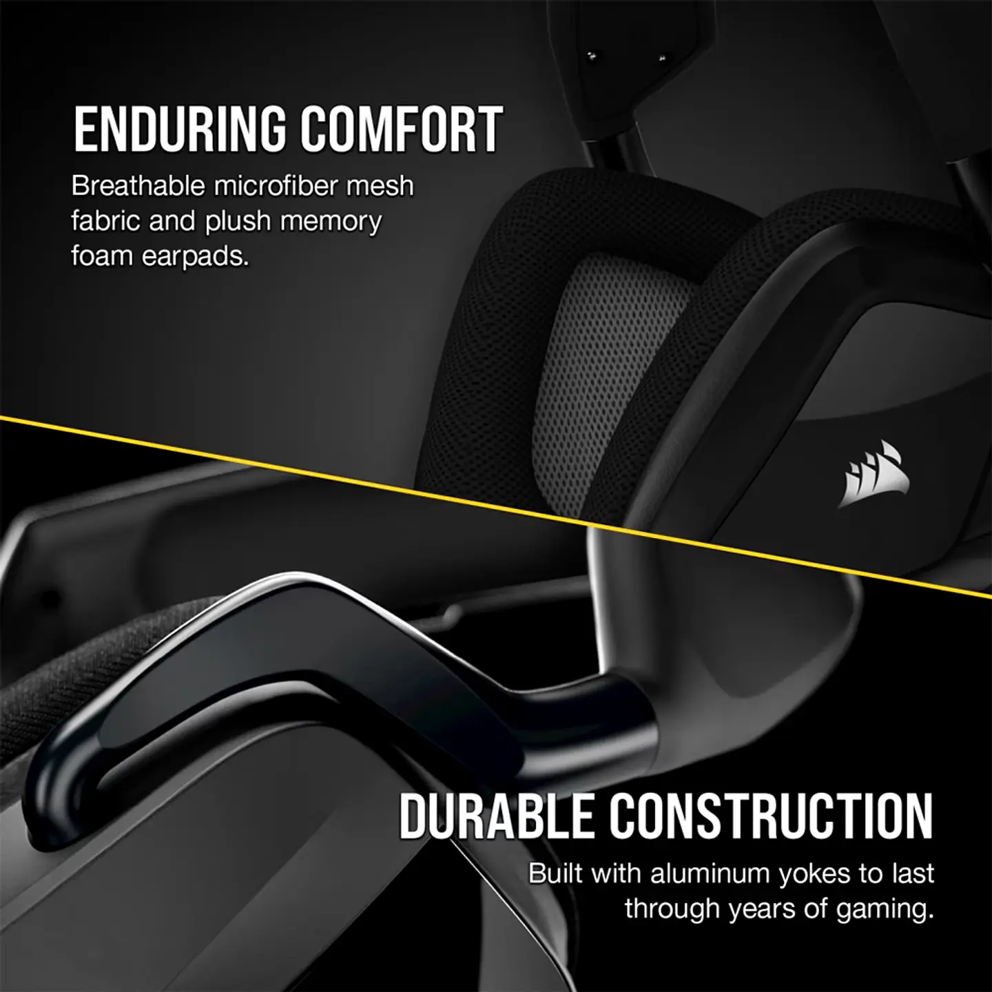 Audífonos Wireless Gamer Corsair Void RGB Elite 7.1, Carbón 3