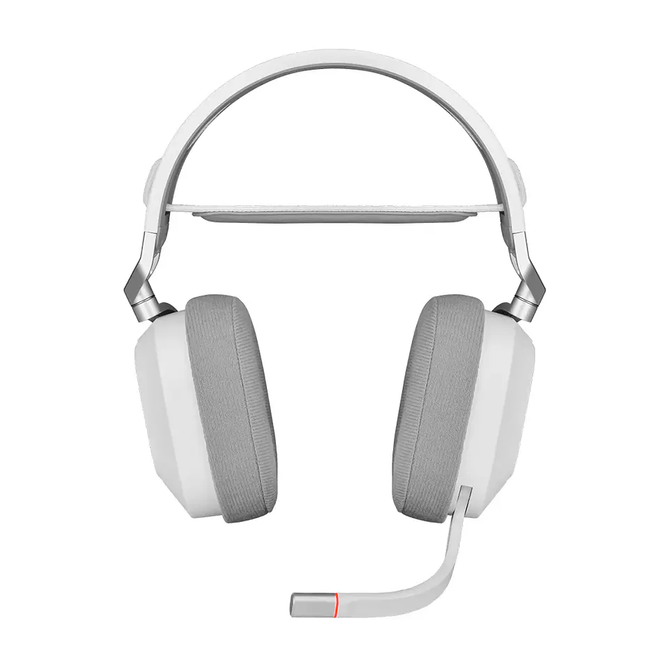 Audífonos Wireless Premium Gamer Corsair HS80 RGB, Blanco 4