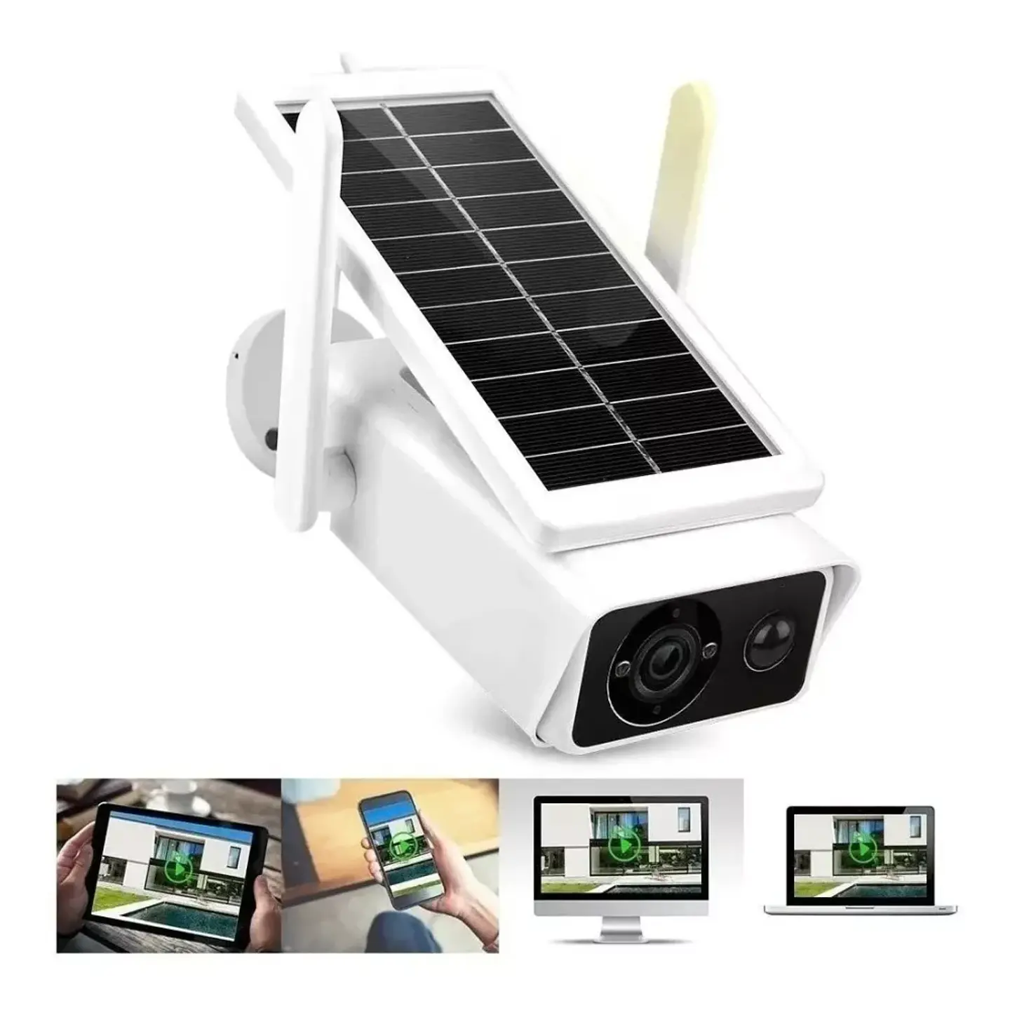 Cámara Exterior Solar IP Wifi FHD con micrófono y batería 2