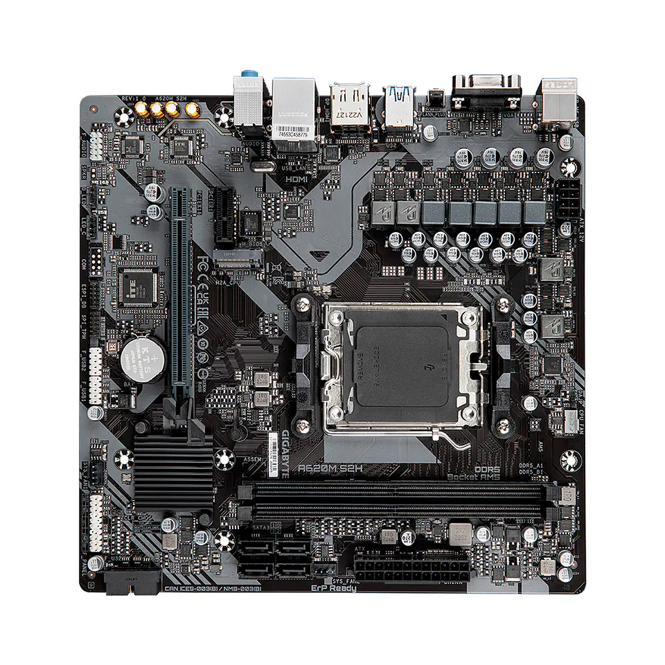 Placa Madre Gigabyte A620m S2H AMD AM5, DDR5, mAtx, PCIe 4.0 4
