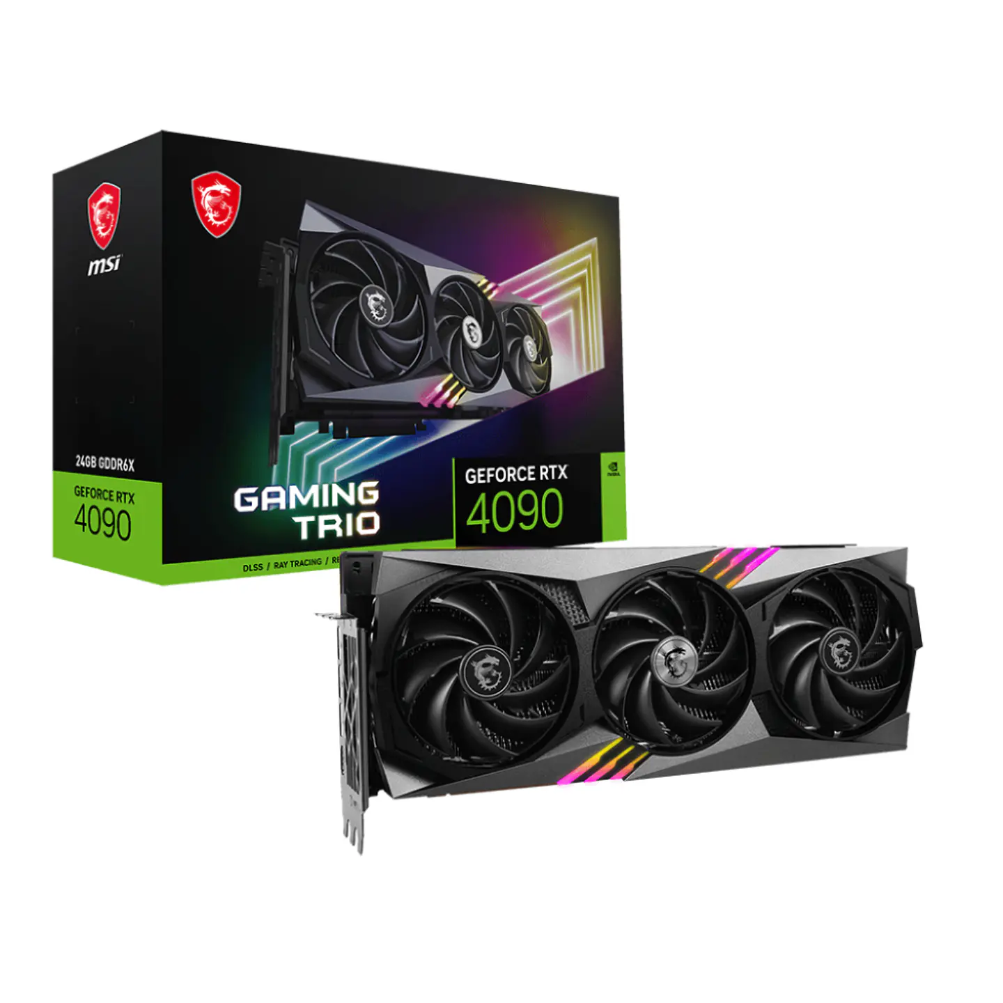 Tarjeta de Video MSI GeForce RTX 4090 GAMING TRIO 24GB GDDR6 1