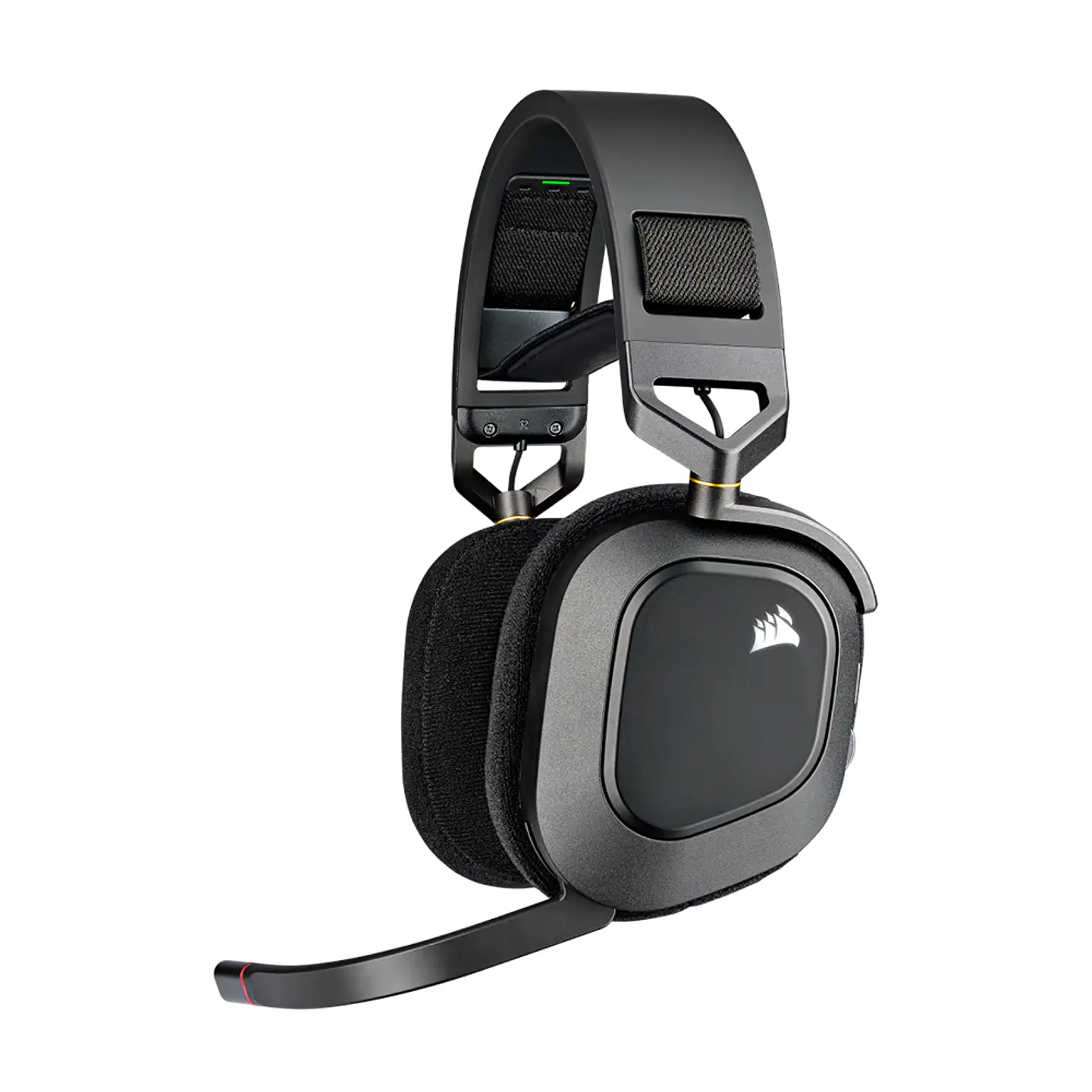 Audífonos Wireless Premium Gamer Corsair HS80 RGB, Carbón 1