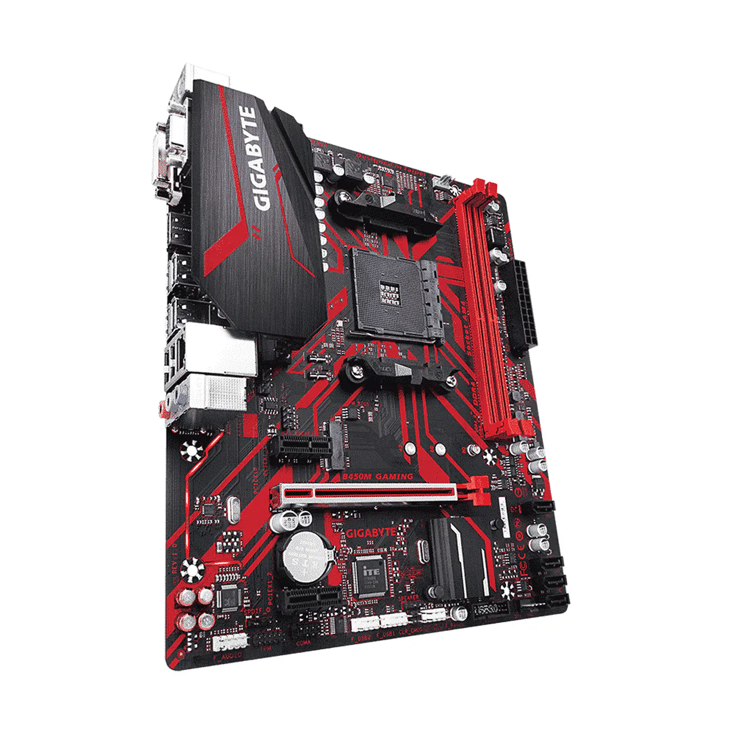 Placa Madre Gigabyte B450M GAMING (AM4, DDR4 2133/3600MHz, M.2, MicroATX) 2