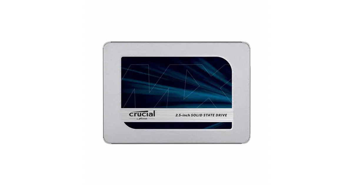 Unidad SSD Crucial MX500 - 500GB (2.5, SATA 3 - 6.0Gb/s)