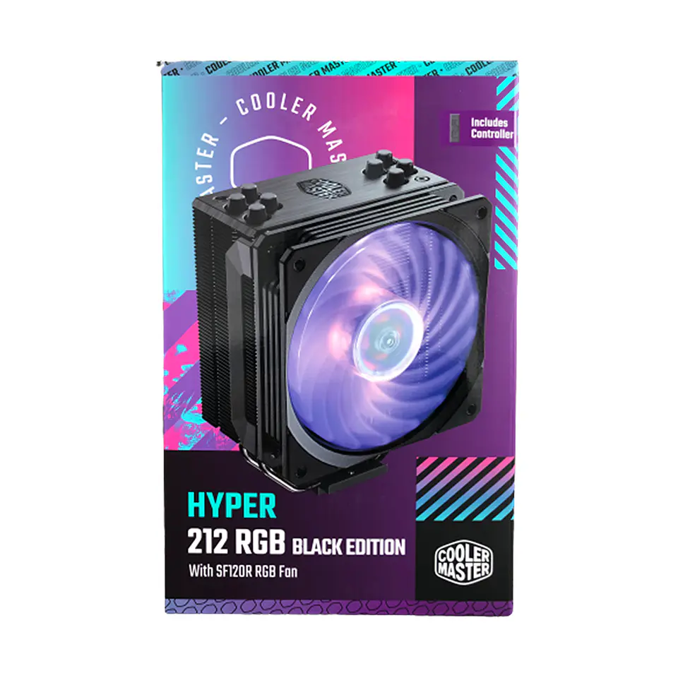 Disipador Cooler Master Hyper 212 RGB, Intel/AMD, RGB, Black 5
