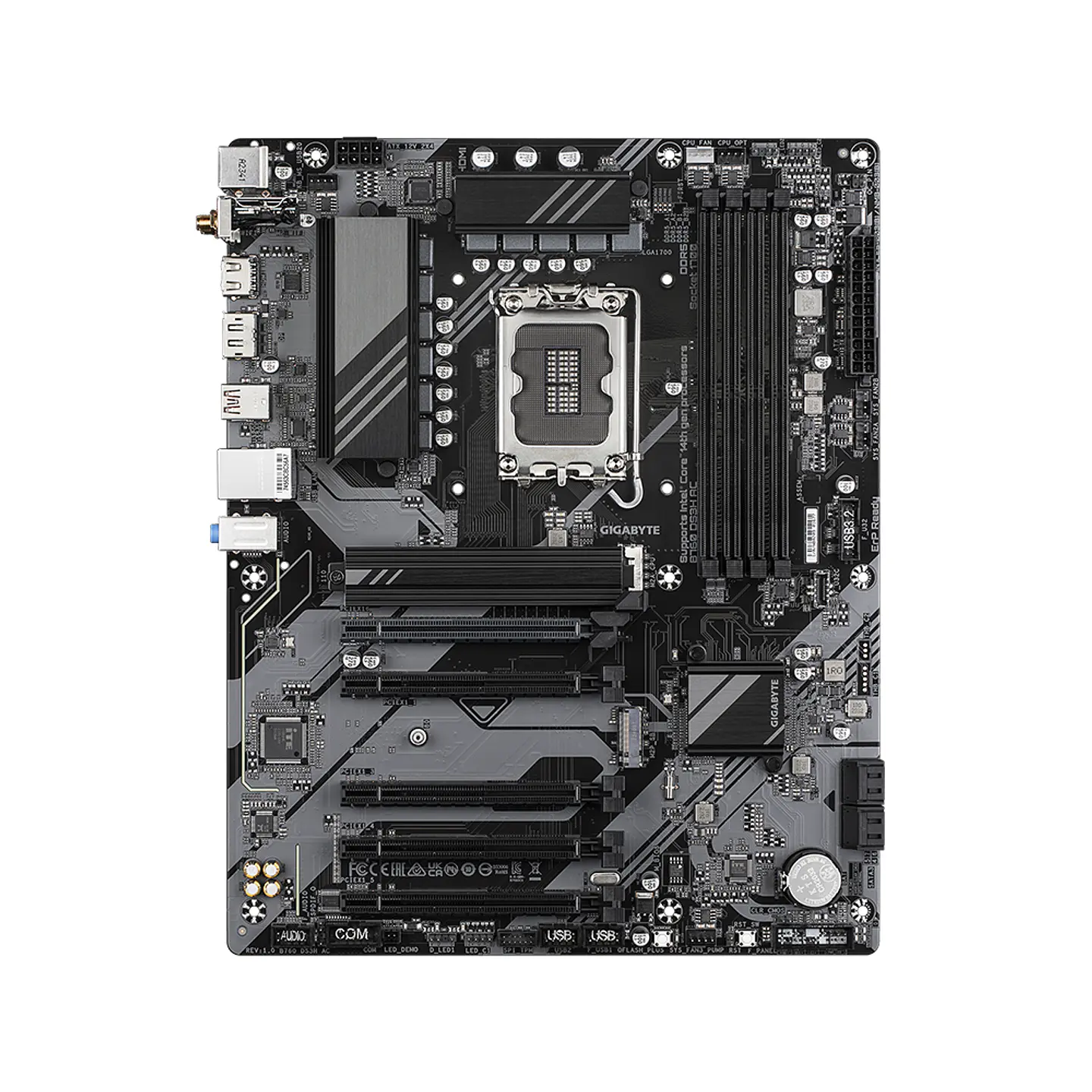 Placa Madre Gigabyte B760 DS3H AC, Intel LGA1700 4xDDR5, ATX 2
