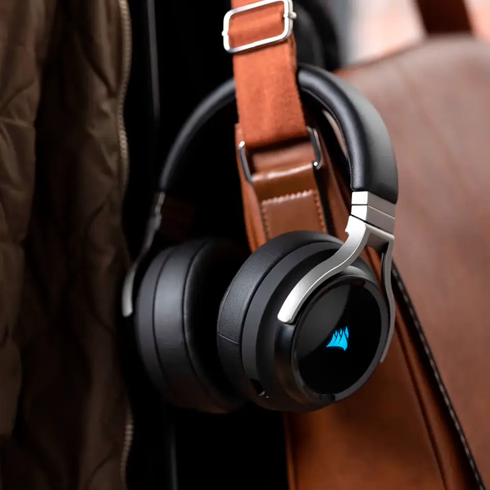 Audífonos Wireless Corsair Virtuoso RGB, Sonido 7.1, Carbón 9