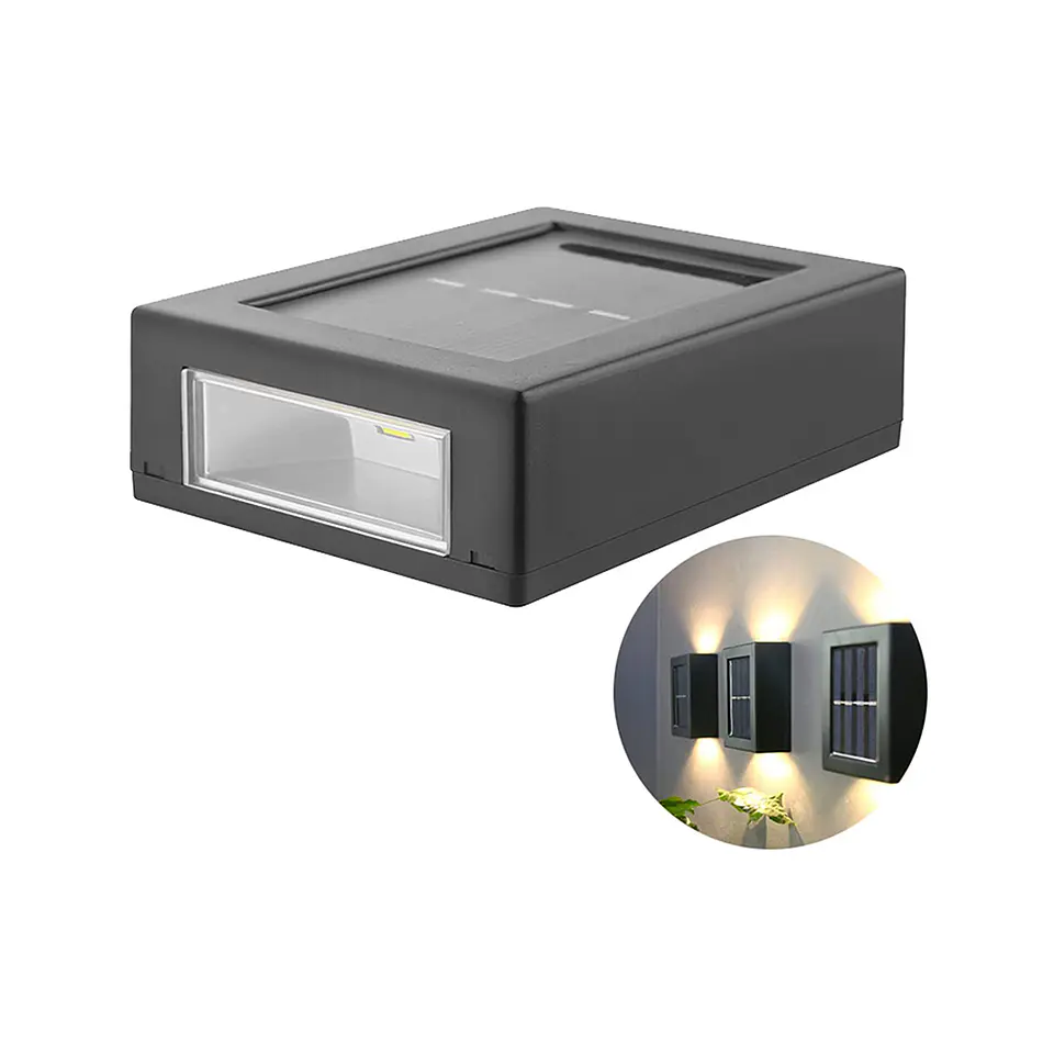 Mini Led - Luces De Pared Solares, Luz en dos direcciones 1