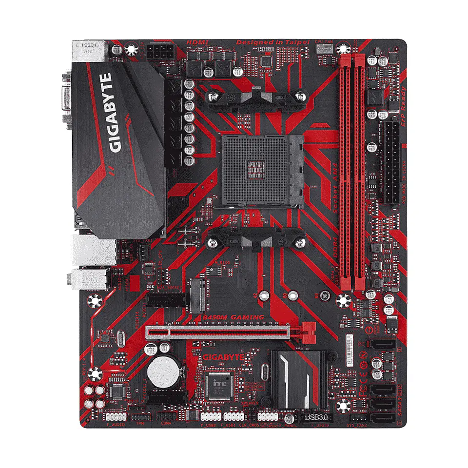 Placa Madre Gigabyte B450M GAMING (AM4, DDR4 2133/3600MHz, M.2, MicroATX) 4