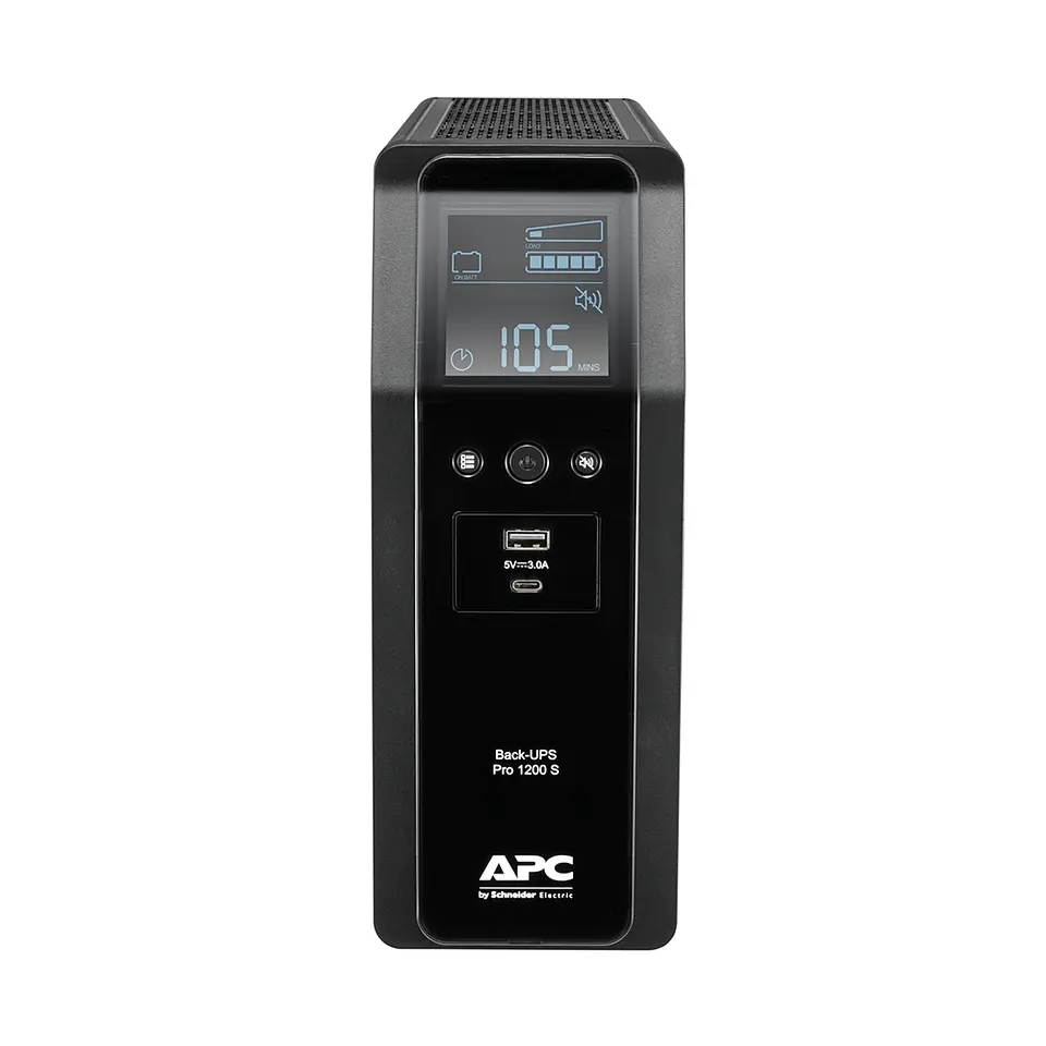 UPS APC Back Pro 1200 S Interactiva 1.2kVA/ 720W AVR 8 salidas 2