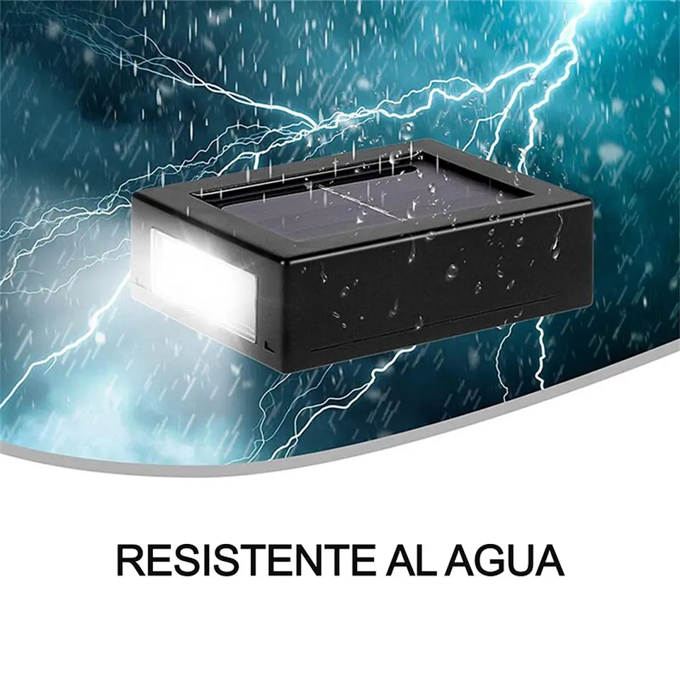 Mini Led - Luces De Pared Solares, Luz en dos direcciones 3