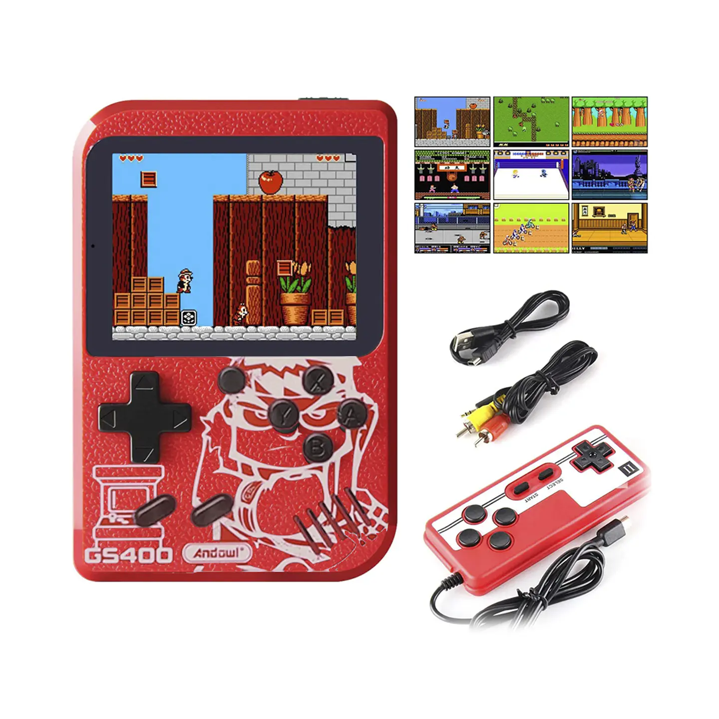 Juegos de Consola Retro  - 600 en 1 - 2 jugadores 1