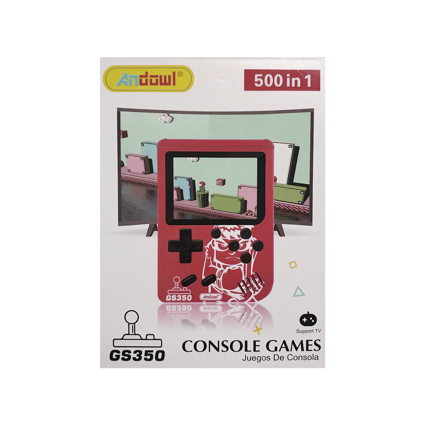 Juegos de Consola Retro Andowl GS350 - 500 en 1, Portátil 3