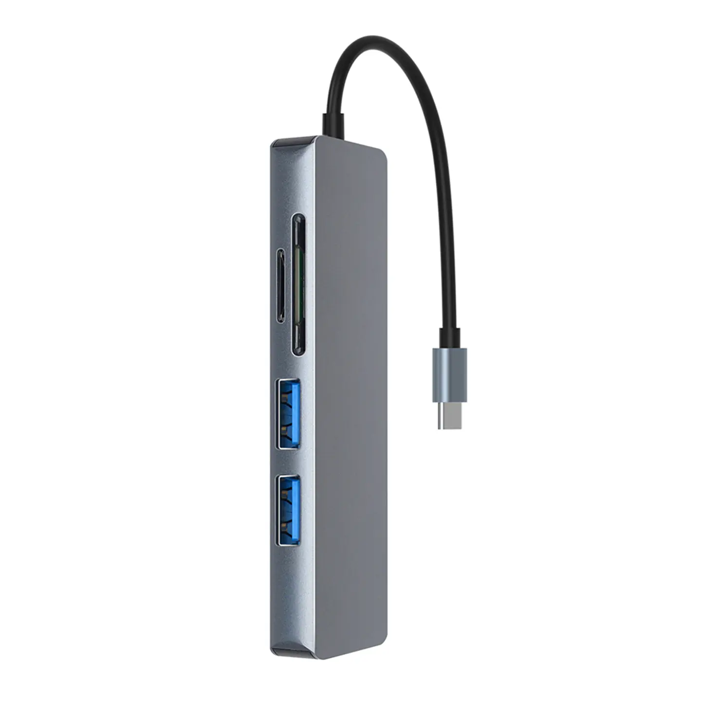 Hub Adaptador USB-C 5 en 1 (HDMI,2x USB 3.0, TF, SD) Macbook 2