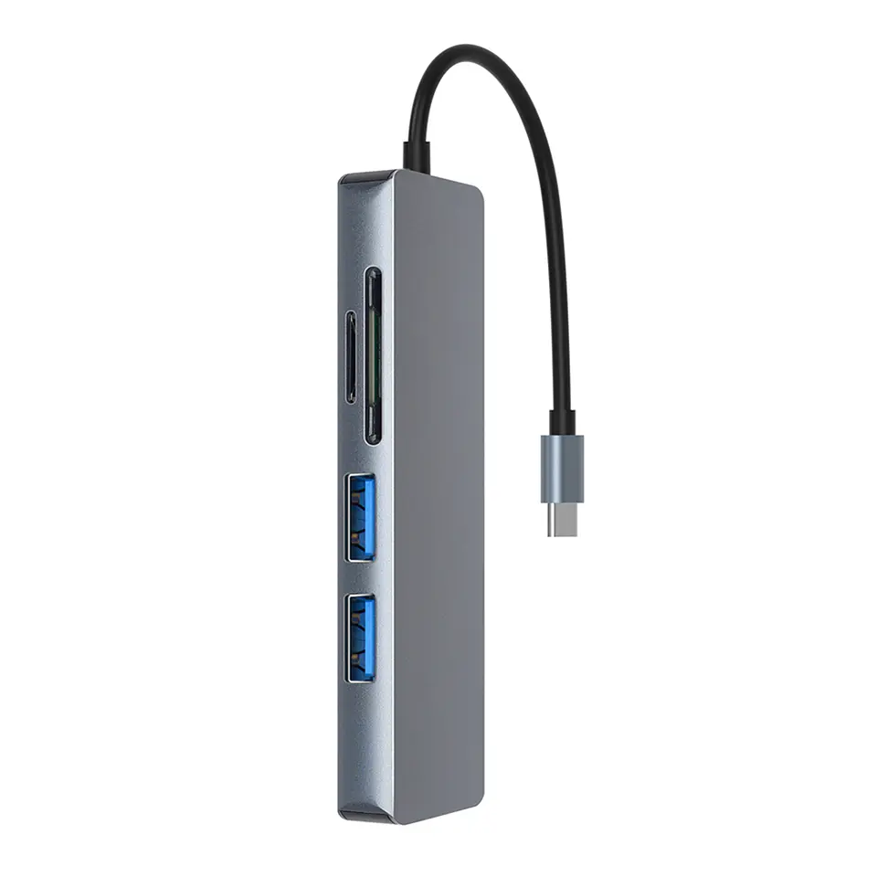 Hub Adaptador USB-C 5 en 1 (HDMI,2x USB 3.0, TF, SD) Macbook 2