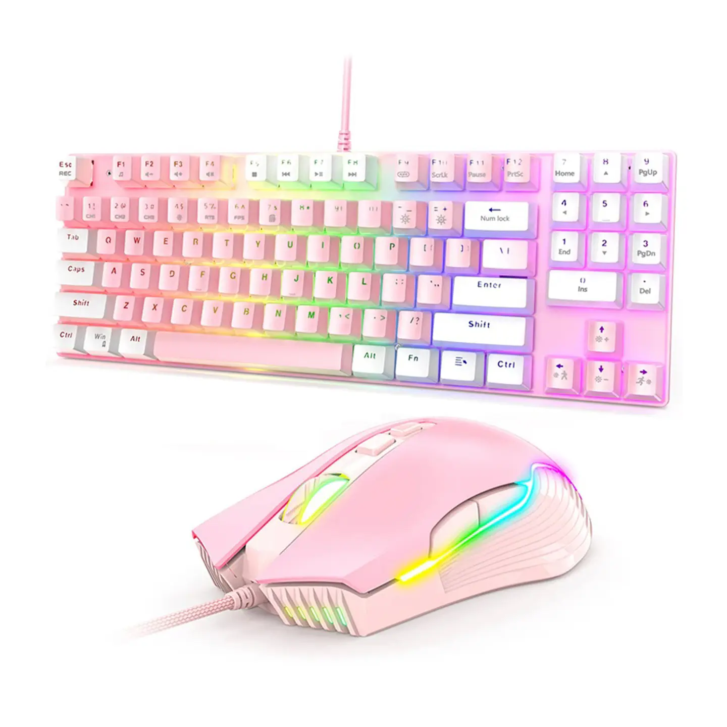 Kit Gamer Onikuma Teclado Mecánico G26 + Mouse 6400 Dpi, RGB 1