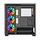 Gabinete Newgen Radiant 01 Glass ATX, 4 cooler RGB + control - Miniatura 4