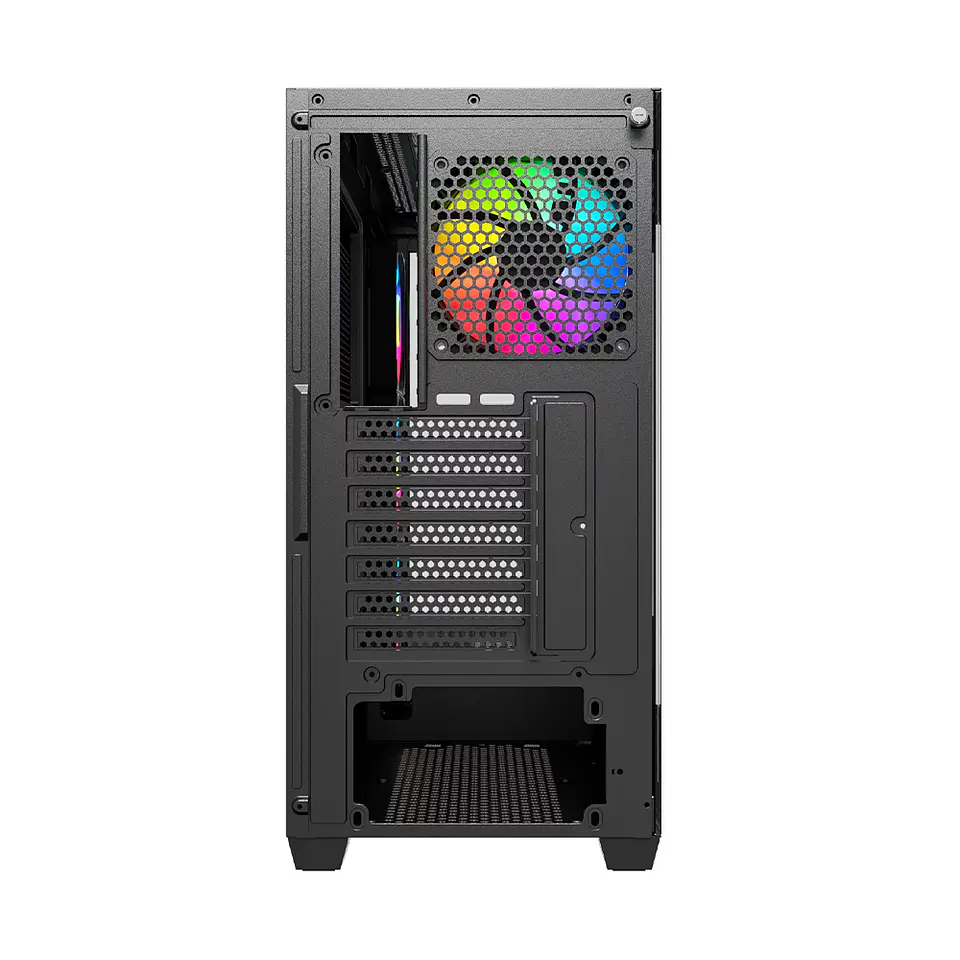 Gabinete Newgen Radiant 01 Glass ATX, 4 cooler RGB + control 5